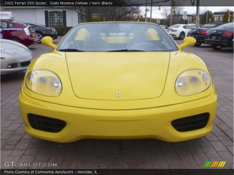 Giallo Modena (Yellow) / Nero (Black) 2002 Ferrari 360 Spider