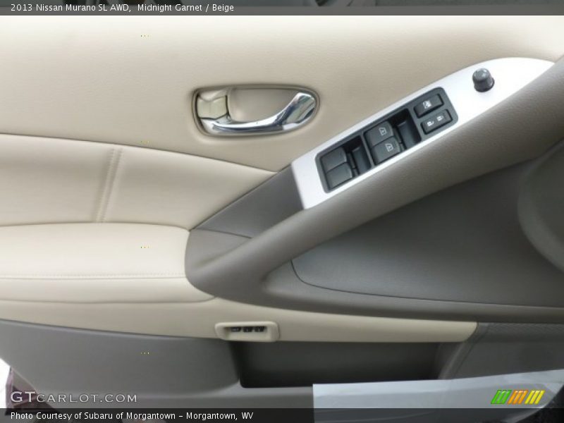 Midnight Garnet / Beige 2013 Nissan Murano SL AWD