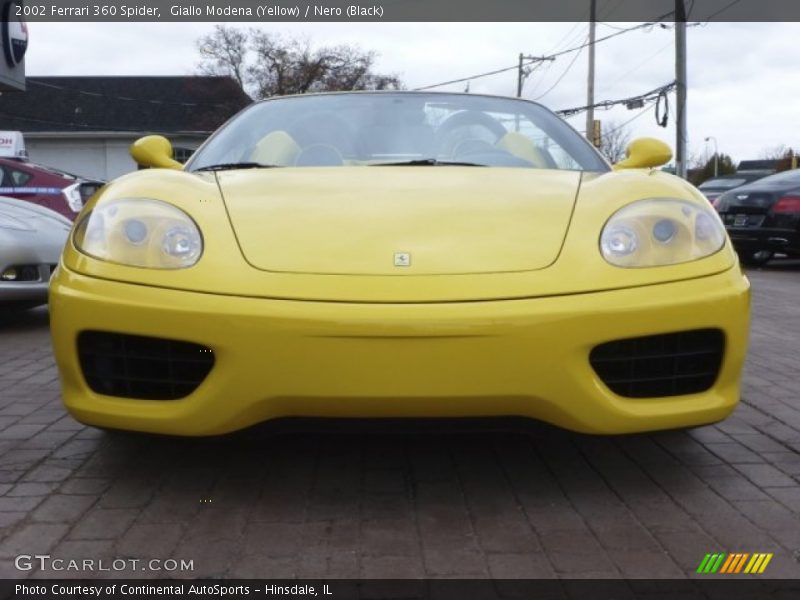 Giallo Modena (Yellow) / Nero (Black) 2002 Ferrari 360 Spider