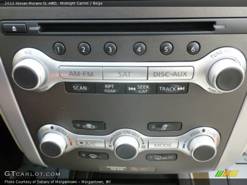 Midnight Garnet / Beige 2013 Nissan Murano SL AWD