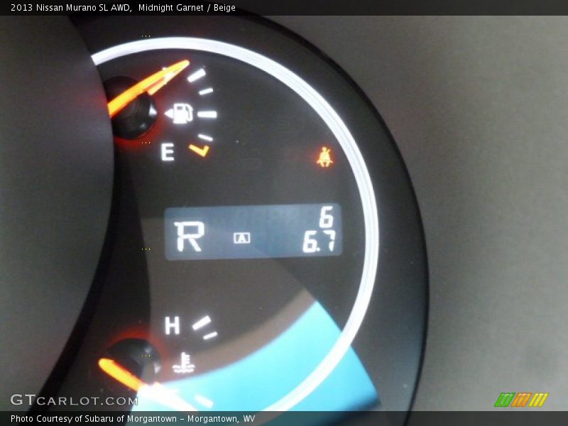 Midnight Garnet / Beige 2013 Nissan Murano SL AWD