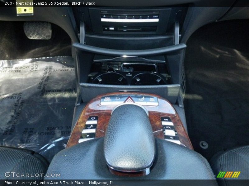 Black / Black 2007 Mercedes-Benz S 550 Sedan