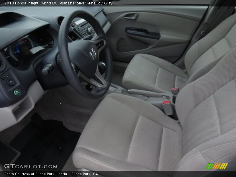 Alabaster Silver Metallic / Gray 2010 Honda Insight Hybrid LX