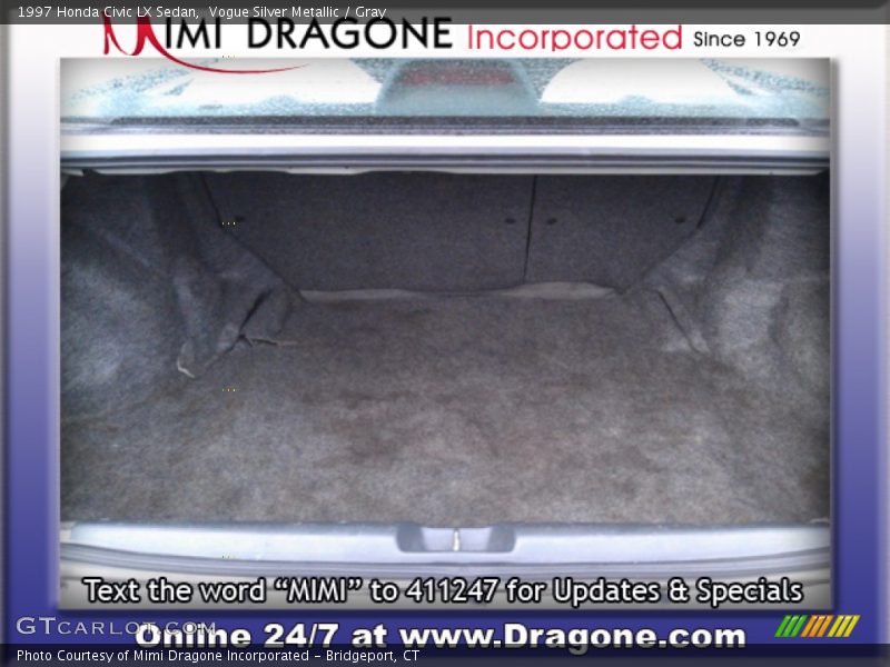 Vogue Silver Metallic / Gray 1997 Honda Civic LX Sedan