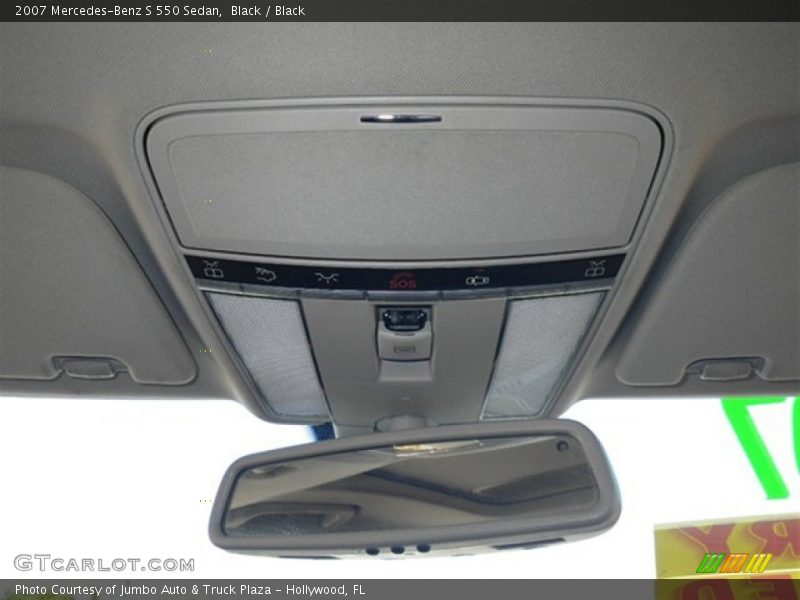 Black / Black 2007 Mercedes-Benz S 550 Sedan