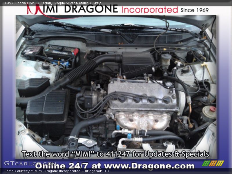 Vogue Silver Metallic / Gray 1997 Honda Civic LX Sedan
