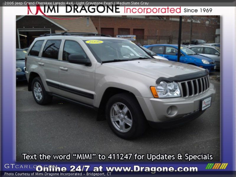 Light Graystone Pearl / Medium Slate Gray 2006 Jeep Grand Cherokee Laredo 4x4