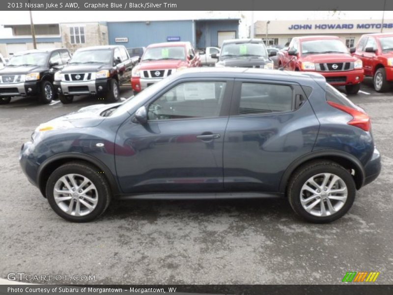 Graphite Blue / Black/Silver Trim 2013 Nissan Juke S AWD