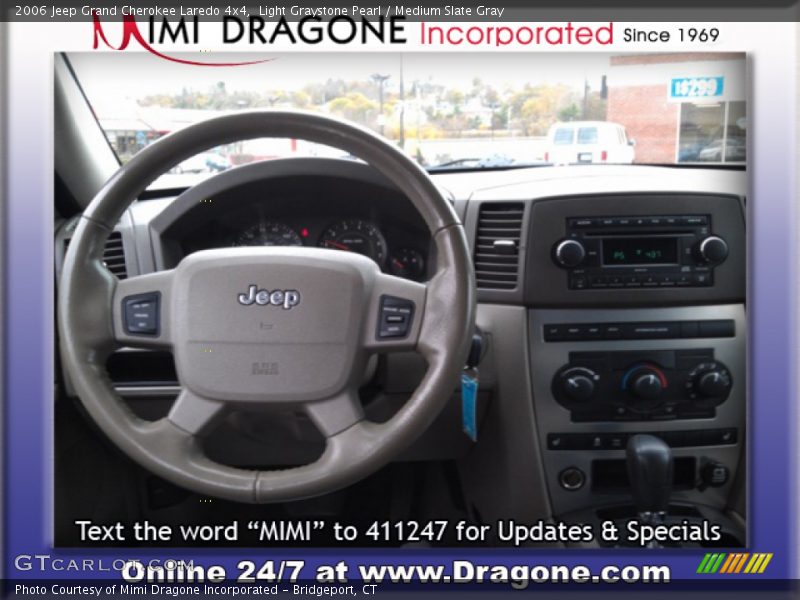 Light Graystone Pearl / Medium Slate Gray 2006 Jeep Grand Cherokee Laredo 4x4