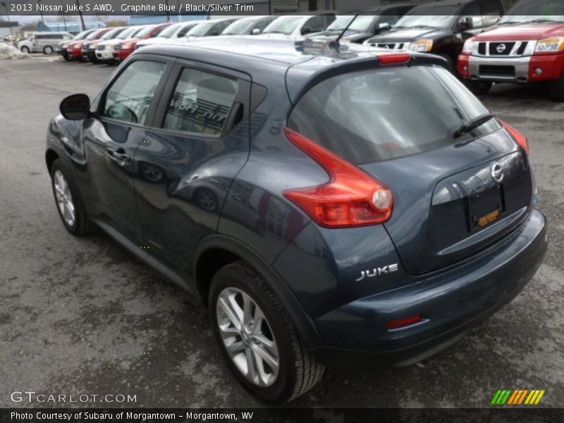 Graphite Blue / Black/Silver Trim 2013 Nissan Juke S AWD