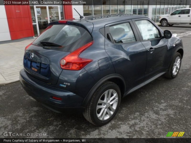 Graphite Blue / Black/Silver Trim 2013 Nissan Juke S AWD
