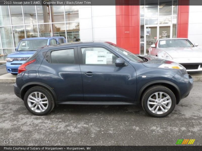 Graphite Blue / Black/Silver Trim 2013 Nissan Juke S AWD