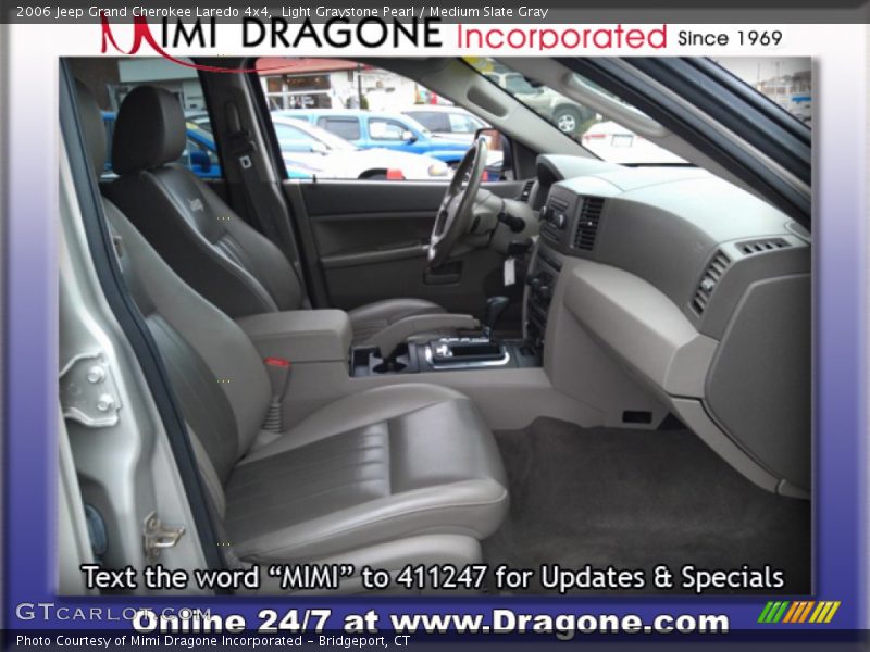 Light Graystone Pearl / Medium Slate Gray 2006 Jeep Grand Cherokee Laredo 4x4