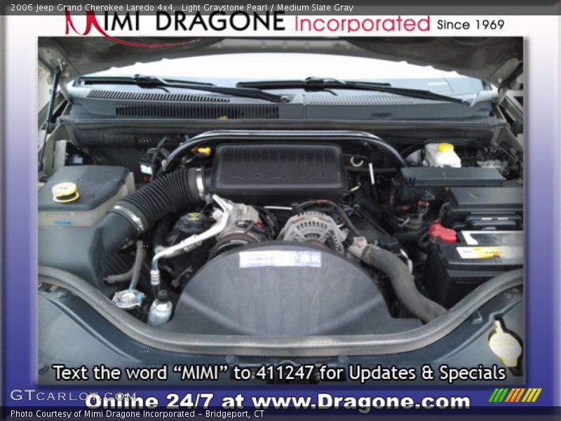 Light Graystone Pearl / Medium Slate Gray 2006 Jeep Grand Cherokee Laredo 4x4