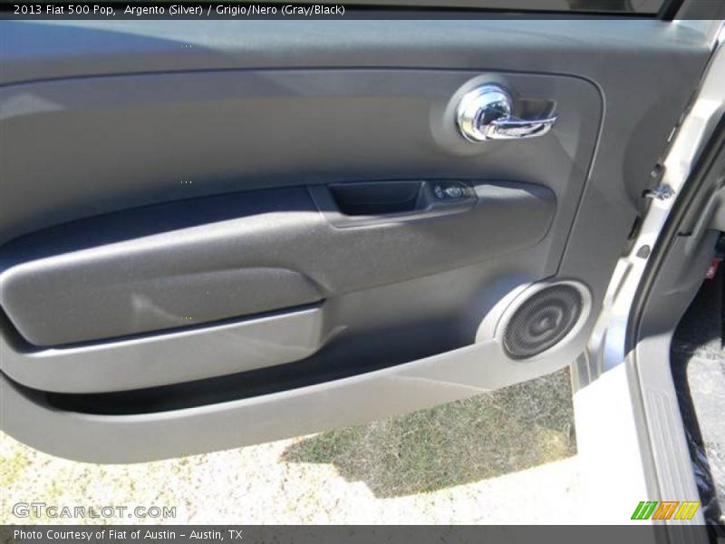 Argento (Silver) / Grigio/Nero (Gray/Black) 2013 Fiat 500 Pop