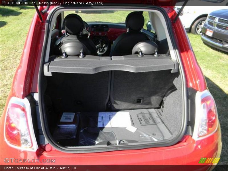 Rosso (Red) / Grigio/Nero (Gray/Black) 2013 Fiat 500 Pop
