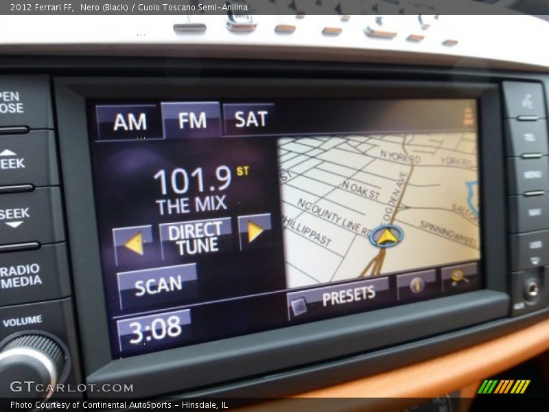 Navigation of 2012 FF 