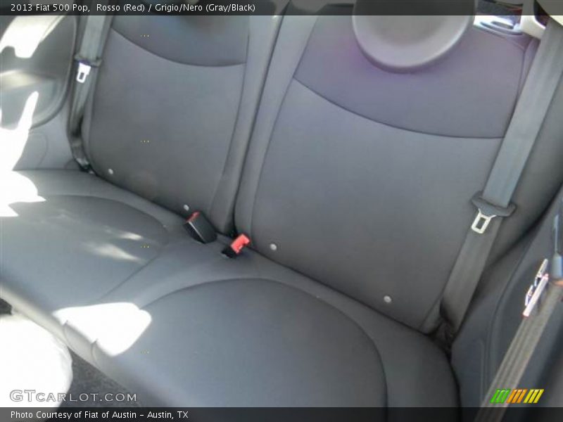 Rosso (Red) / Grigio/Nero (Gray/Black) 2013 Fiat 500 Pop