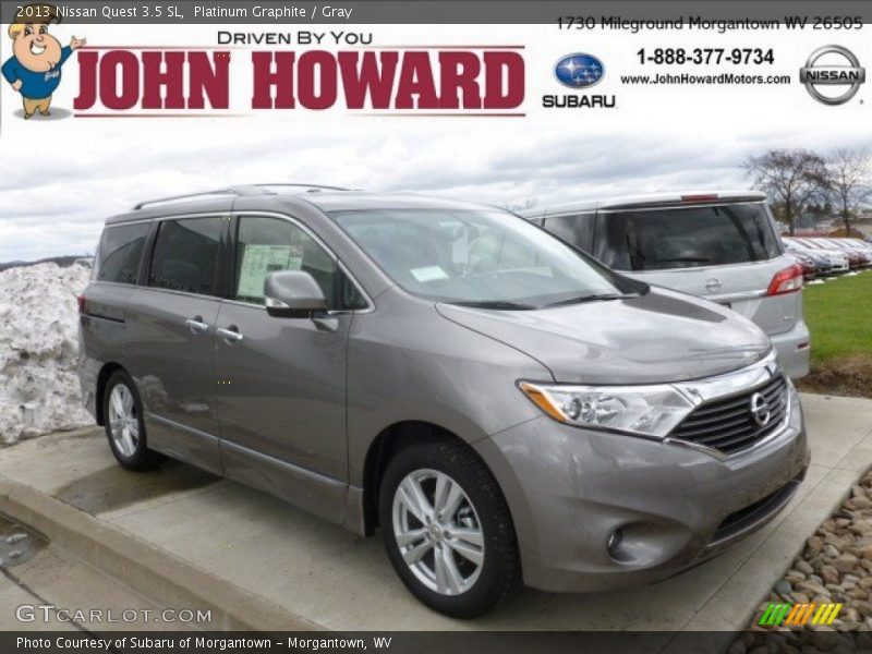 Platinum Graphite / Gray 2013 Nissan Quest 3.5 SL