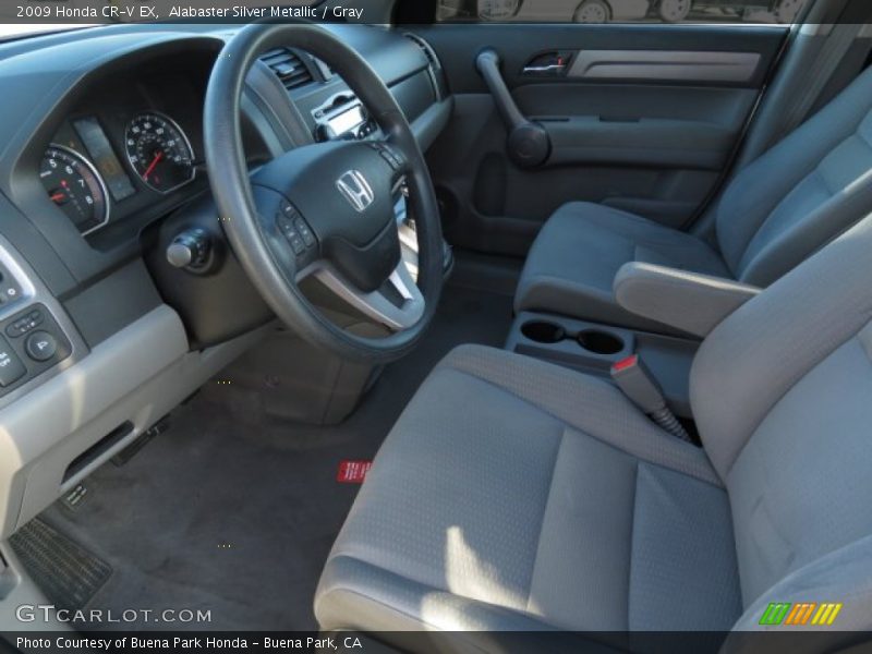 Alabaster Silver Metallic / Gray 2009 Honda CR-V EX