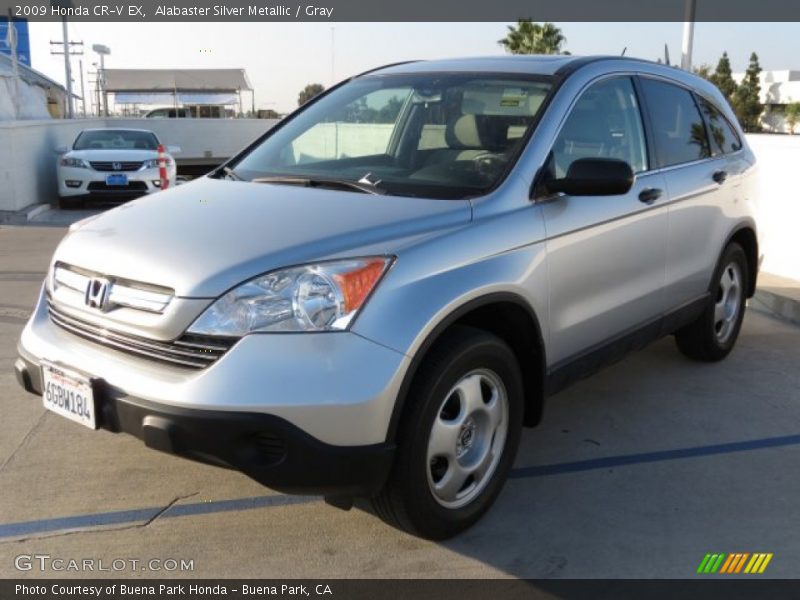 Alabaster Silver Metallic / Gray 2009 Honda CR-V EX