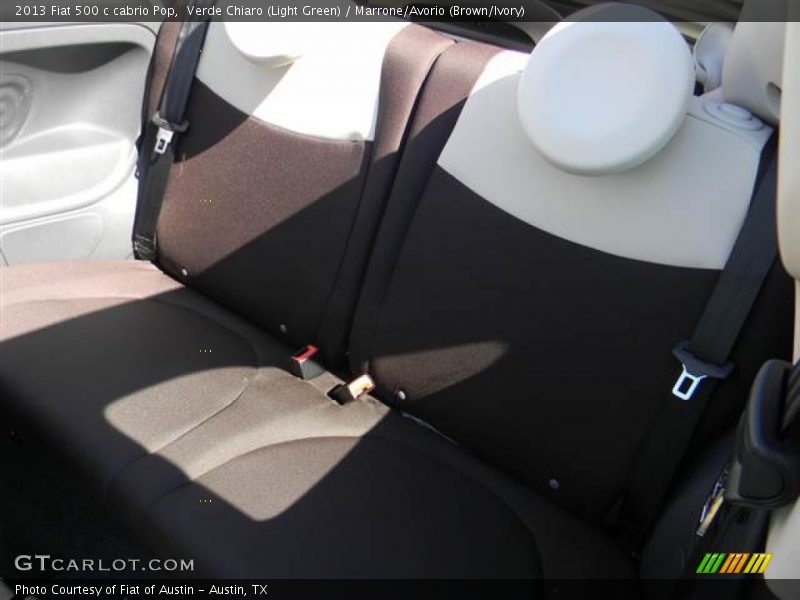 Verde Chiaro (Light Green) / Marrone/Avorio (Brown/Ivory) 2013 Fiat 500 c cabrio Pop