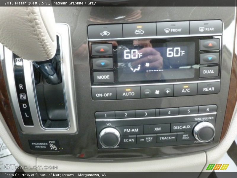 Controls of 2013 Quest 3.5 SL