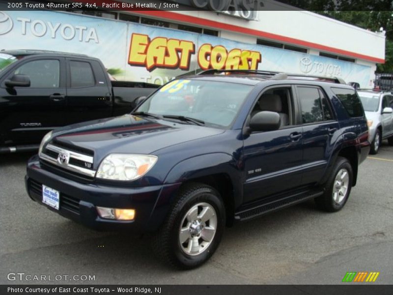 Pacific Blue Metallic / Stone 2005 Toyota 4Runner SR5 4x4
