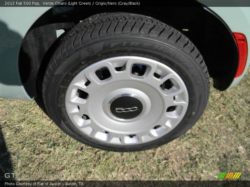 Verde Chiaro (Light Green) / Grigio/Nero (Gray/Black) 2013 Fiat 500 Pop