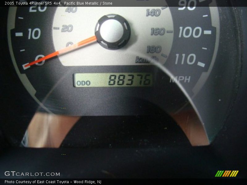 Pacific Blue Metallic / Stone 2005 Toyota 4Runner SR5 4x4