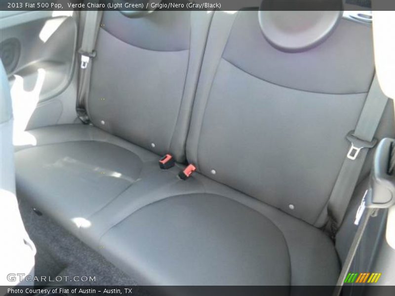 Verde Chiaro (Light Green) / Grigio/Nero (Gray/Black) 2013 Fiat 500 Pop
