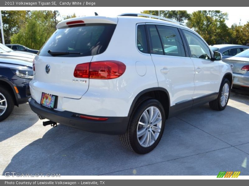 Candy White / Beige 2013 Volkswagen Tiguan SE