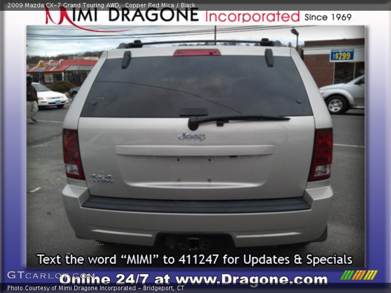 Copper Red Mica / Black 2009 Mazda CX-7 Grand Touring AWD