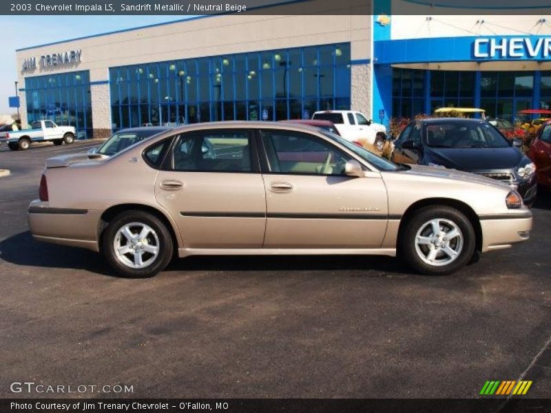 Sandrift Metallic / Neutral Beige 2003 Chevrolet Impala LS