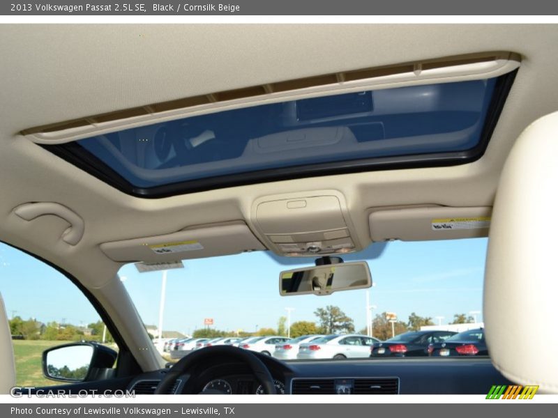 Black / Cornsilk Beige 2013 Volkswagen Passat 2.5L SE