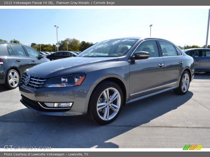 Platinum Gray Metallic / Cornsilk Beige 2013 Volkswagen Passat V6 SEL