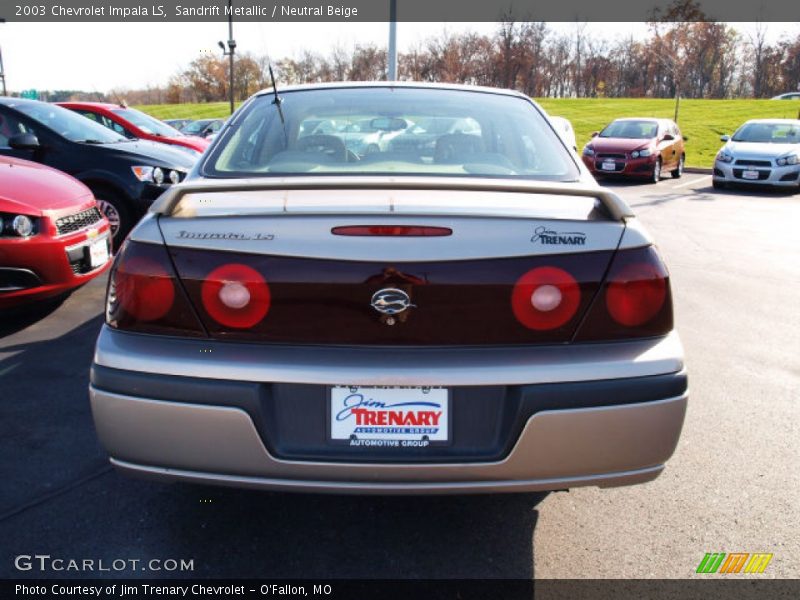 Sandrift Metallic / Neutral Beige 2003 Chevrolet Impala LS