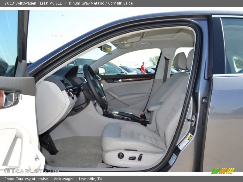 Platinum Gray Metallic / Cornsilk Beige 2013 Volkswagen Passat V6 SEL