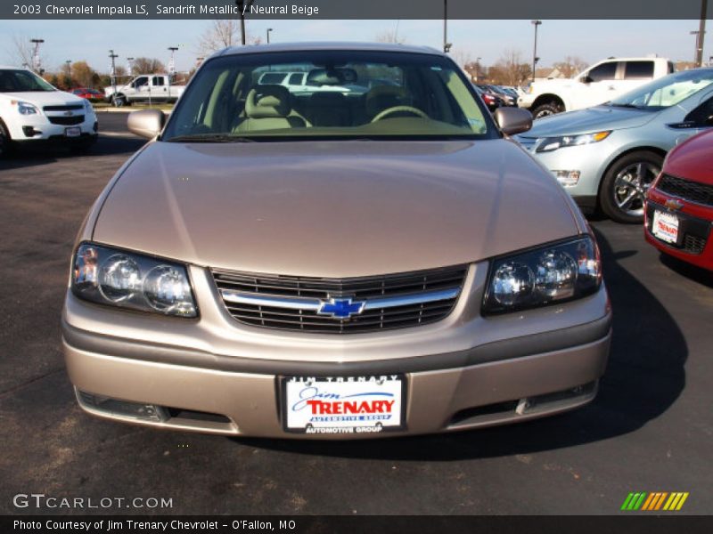Sandrift Metallic / Neutral Beige 2003 Chevrolet Impala LS