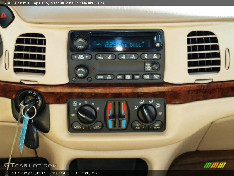 Controls of 2003 Impala LS