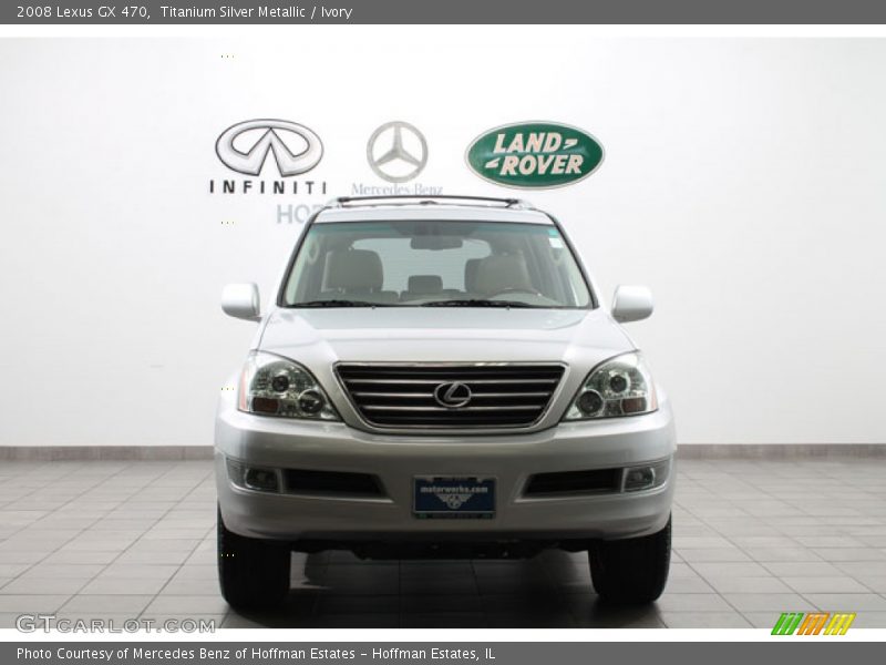 Titanium Silver Metallic / Ivory 2008 Lexus GX 470