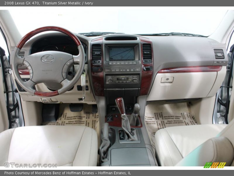 Titanium Silver Metallic / Ivory 2008 Lexus GX 470