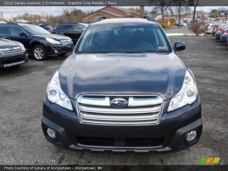 Graphite Gray Metallic / Black 2013 Subaru Outback 2.5i Premium