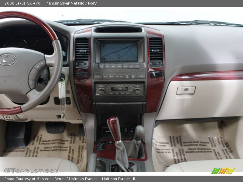 Titanium Silver Metallic / Ivory 2008 Lexus GX 470