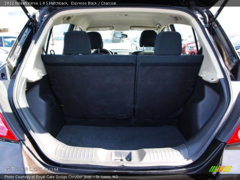 Espresso Black / Charcoal 2011 Nissan Versa 1.8 S Hatchback
