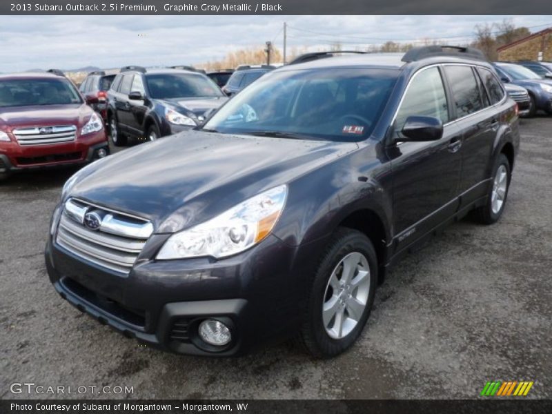 Graphite Gray Metallic / Black 2013 Subaru Outback 2.5i Premium