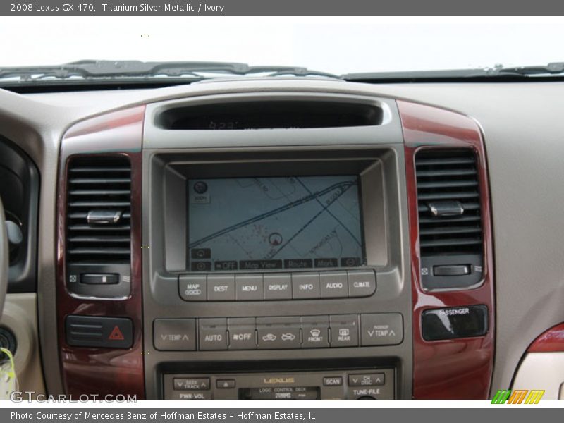 Titanium Silver Metallic / Ivory 2008 Lexus GX 470