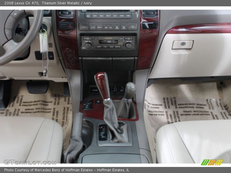 Titanium Silver Metallic / Ivory 2008 Lexus GX 470