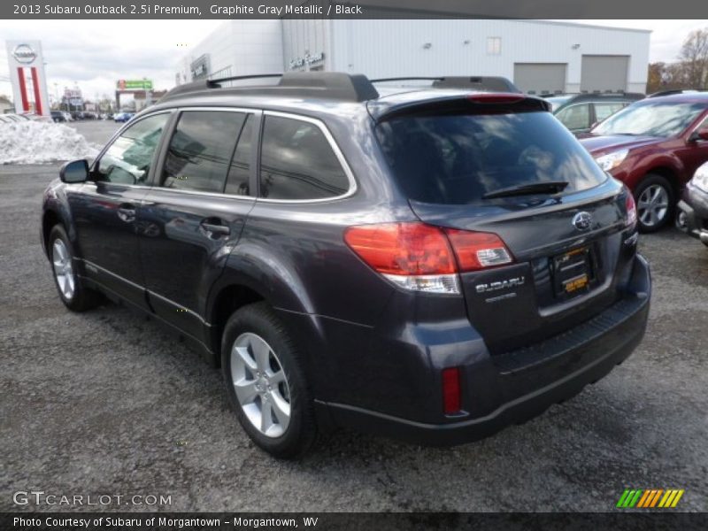 Graphite Gray Metallic / Black 2013 Subaru Outback 2.5i Premium