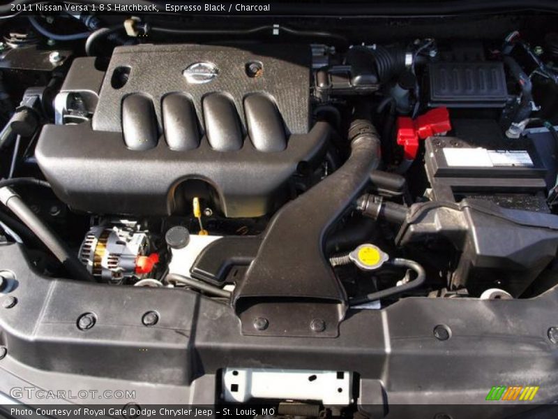 Espresso Black / Charcoal 2011 Nissan Versa 1.8 S Hatchback